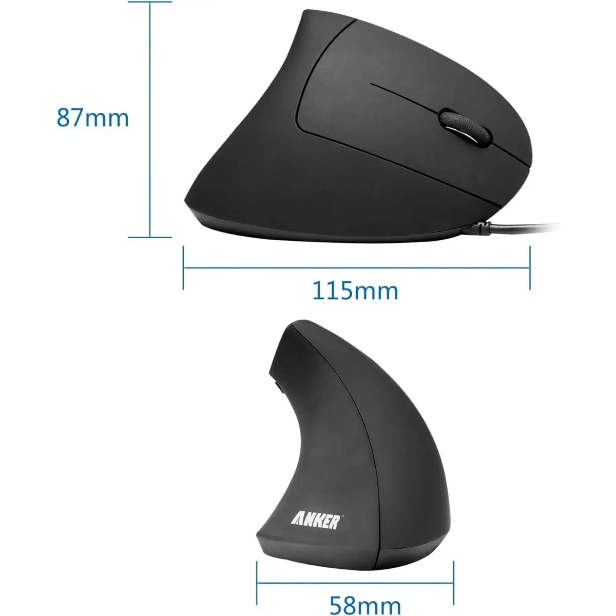 Anker A7851011 vertikális ergonomikus optikai egér #6