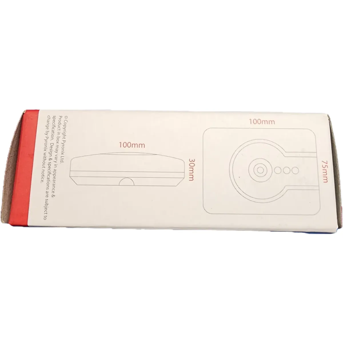 Pyronix Üvegtörés érzékelő BG16DF két frekvenciás 6m állitható érzékenység állitható riasztás mód teszt mód fehér #3