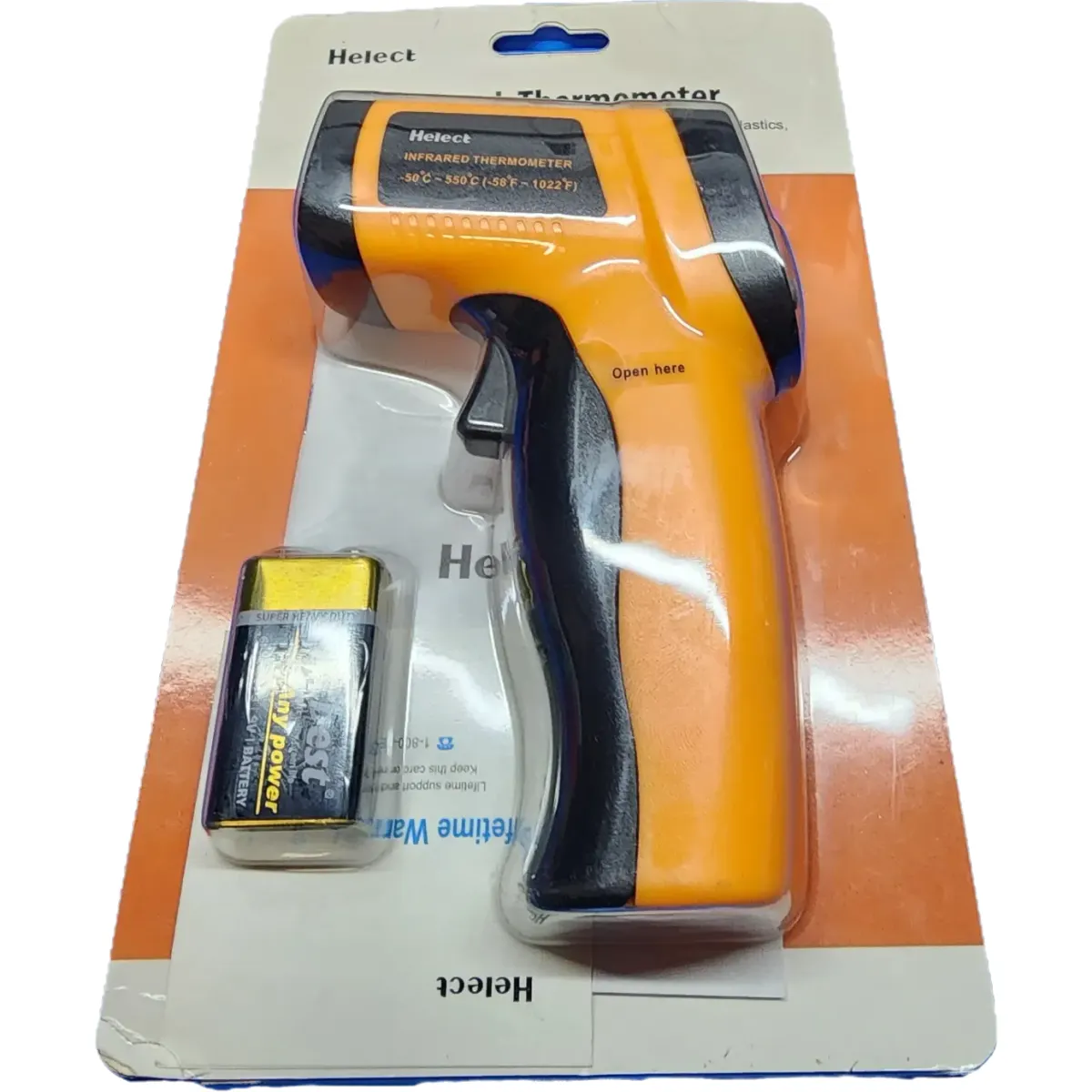 Helect H1020 érintésmentes digitális lézeres infravörös hőmérö nem emberi használatra #2