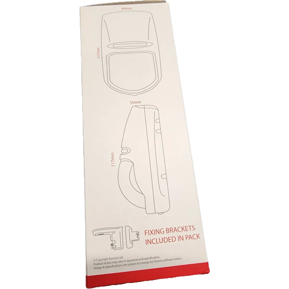 Pyronix Mozgásérzékelő KX15DQ beltéri PIR QUAD elem maga alá lát 15m Auto érzékenység Blue Wave #2