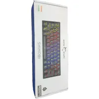 White Shark GK-2022B/BR-HU SHINOBI 60% MAGYAR mechanikus barna switch gamer billentyűzet fekete #8