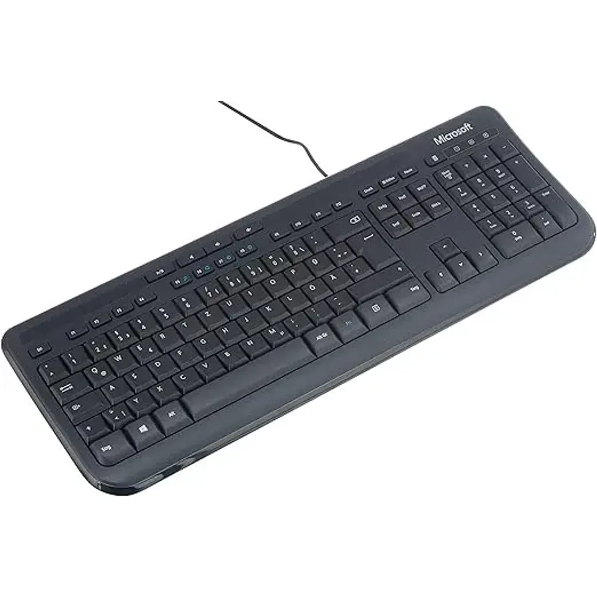 Microsoft vezetékes billentyűzet 600 Német fekete #1