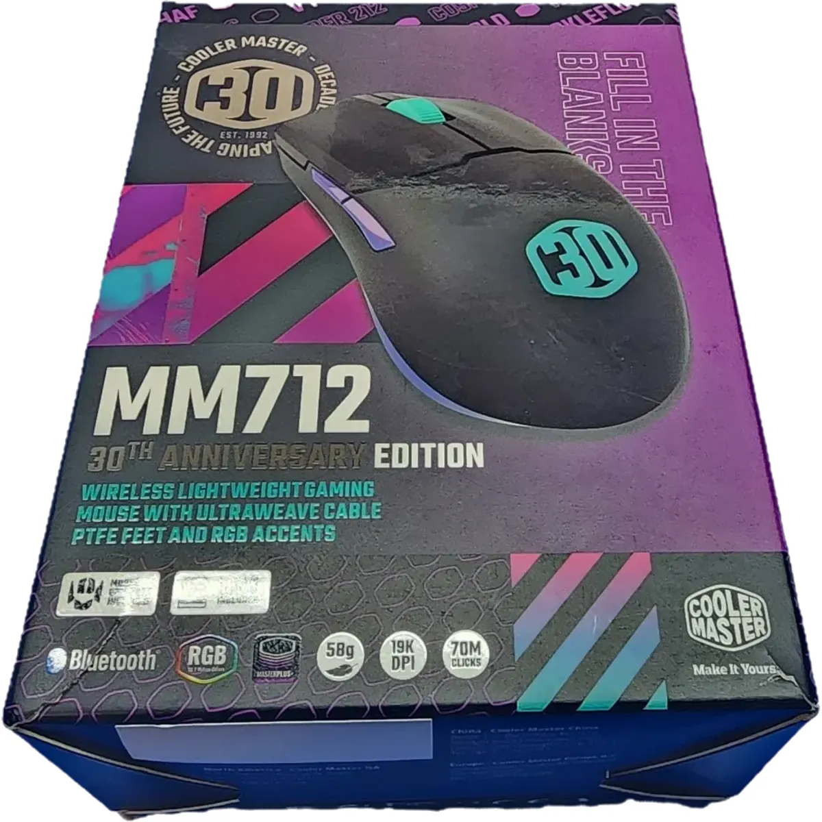 Cooler Master MM712 30th Anniversary Edition Egér #4