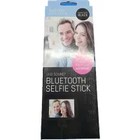 LED Sound Bluetooth Selfie bot fekete