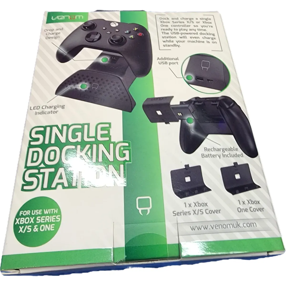 VENOM XBOX S X One (VS2880) Töltő állomás akkumulátorral fekete #7