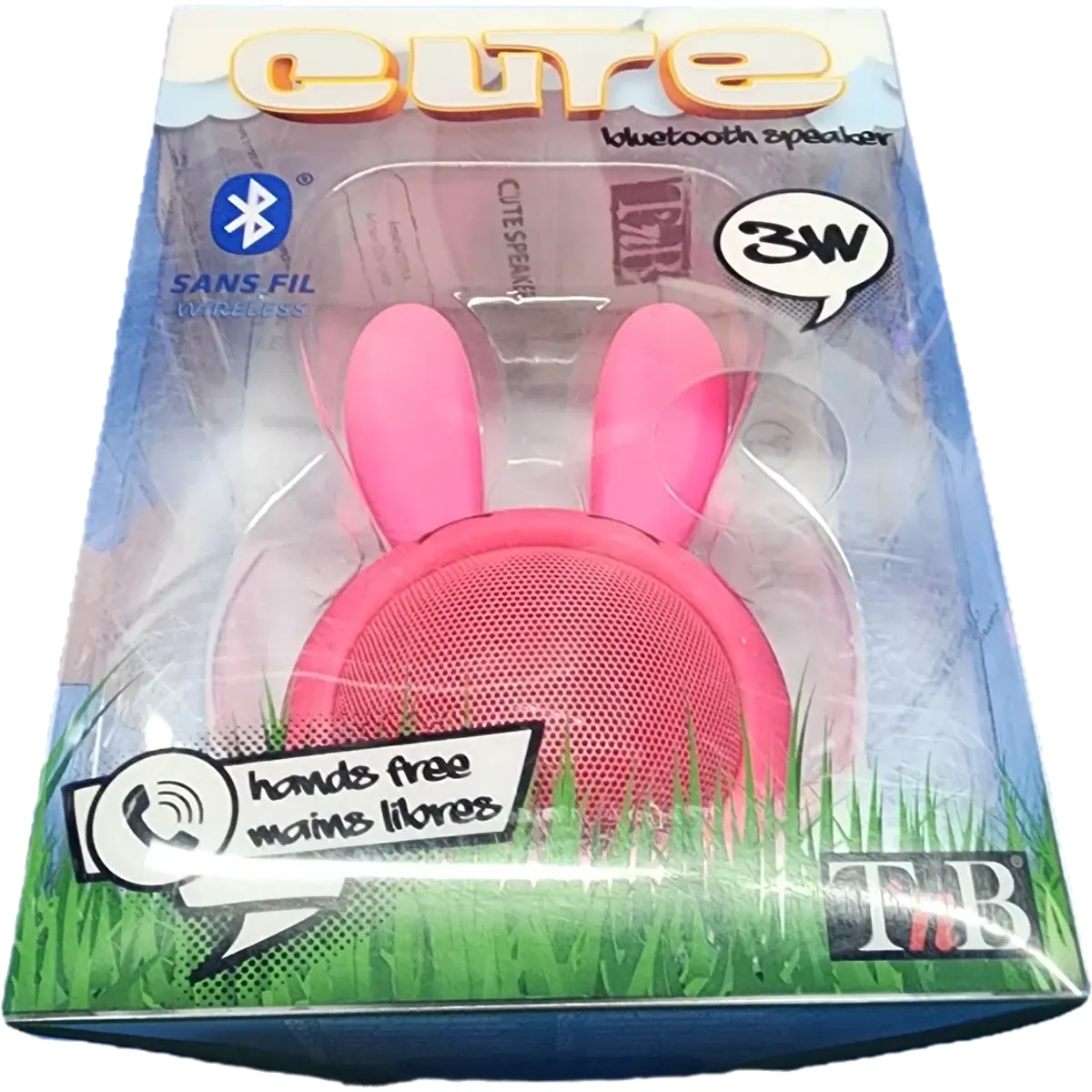 Cute Nyuszi Bluetooth Hangszóró 10m 3W rózsaszín #4