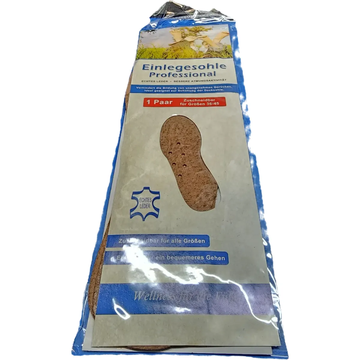 Einlegesohle Professional 1 pár valódi bőr légáteresztős talpbetét Méret: 36-45 #1