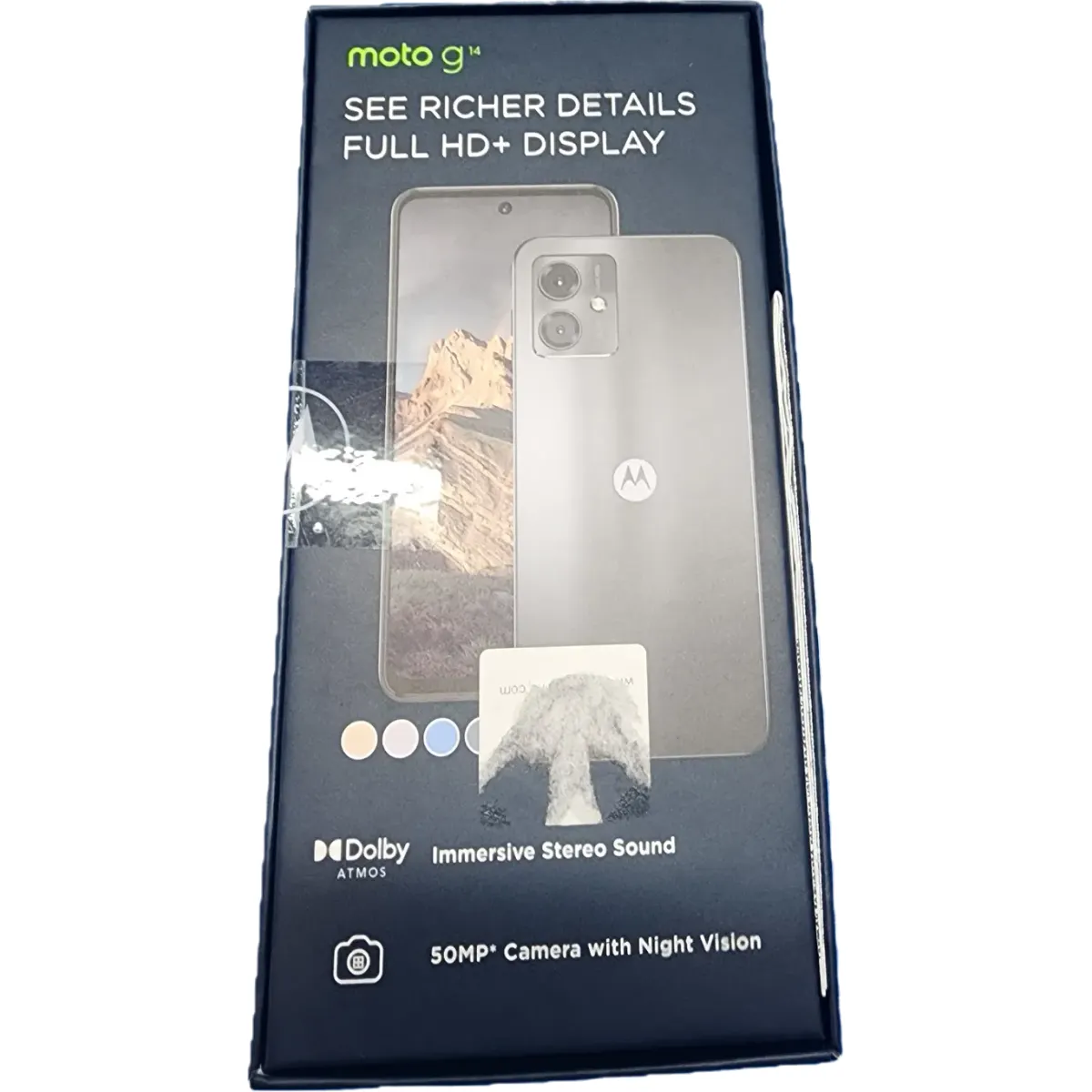 Motorola Moto G14 Kék Mobiltelefon 6,5" 4GB 128GB 50Mpx Bluetooth NFC FM rádió ujjlenyomat olvasó #8