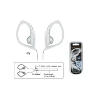 Panasonic RP-HS34E-W fülhallgató 3,5mm jack IPX2 fehér #2
