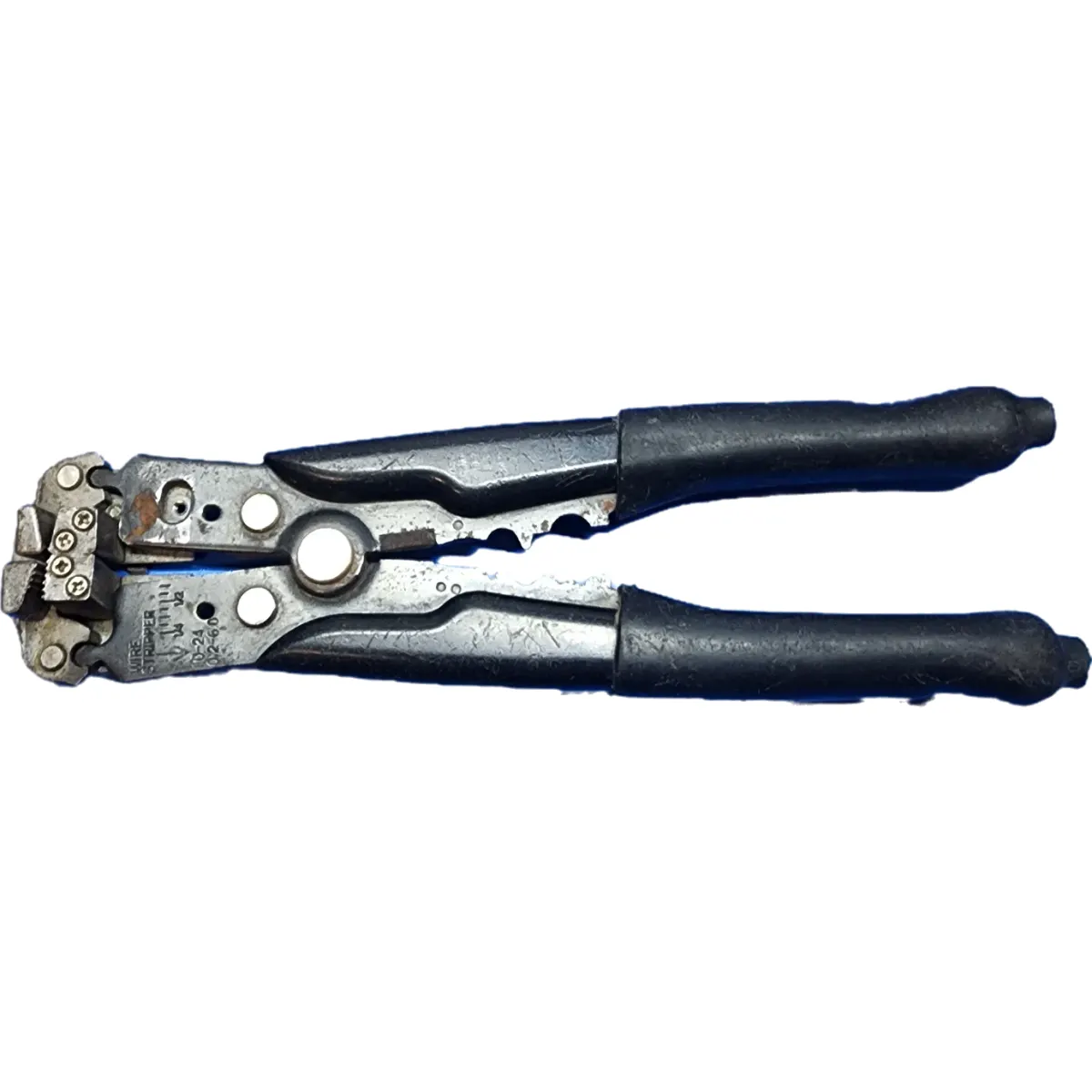 Krimpelő kábelblankoló vágó fogó fekete #3