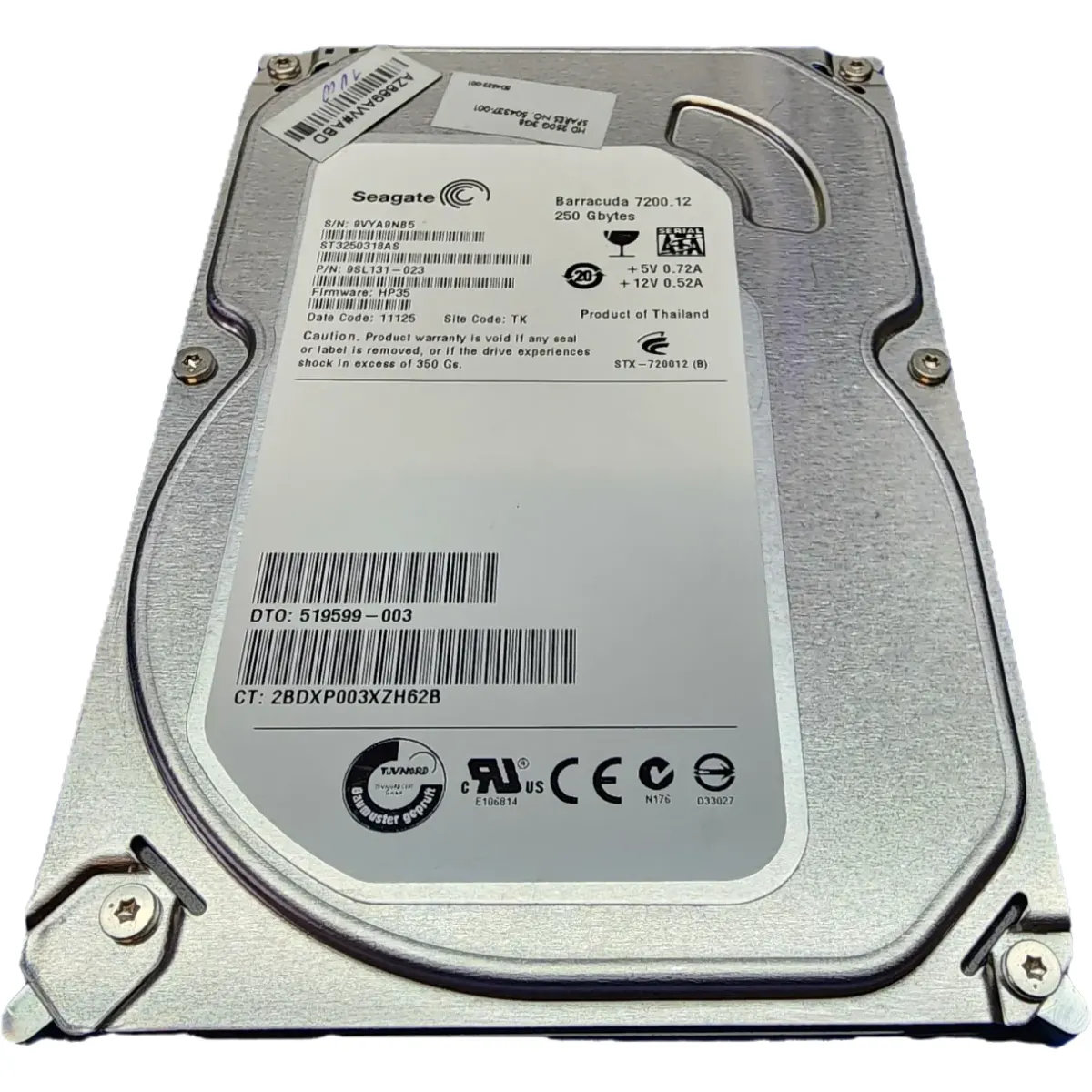 Seagate ST3250318AS Barracuda 7200.12 3.5" 250GB HDD #1