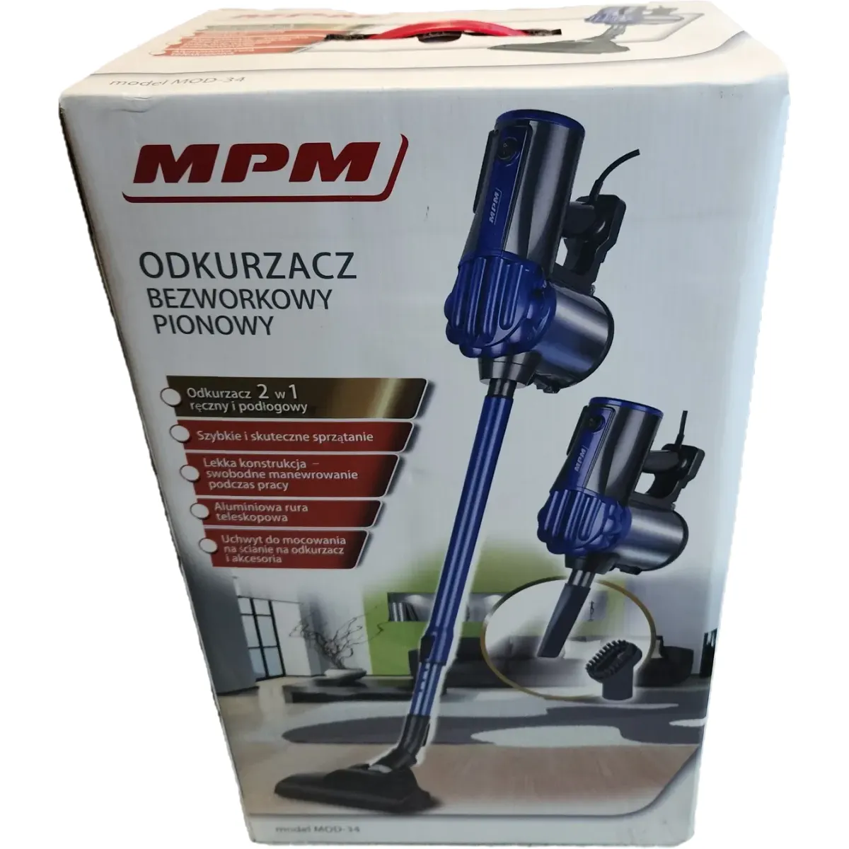 MPM MOD-34 porzsák nélküli kézi porszívó #2