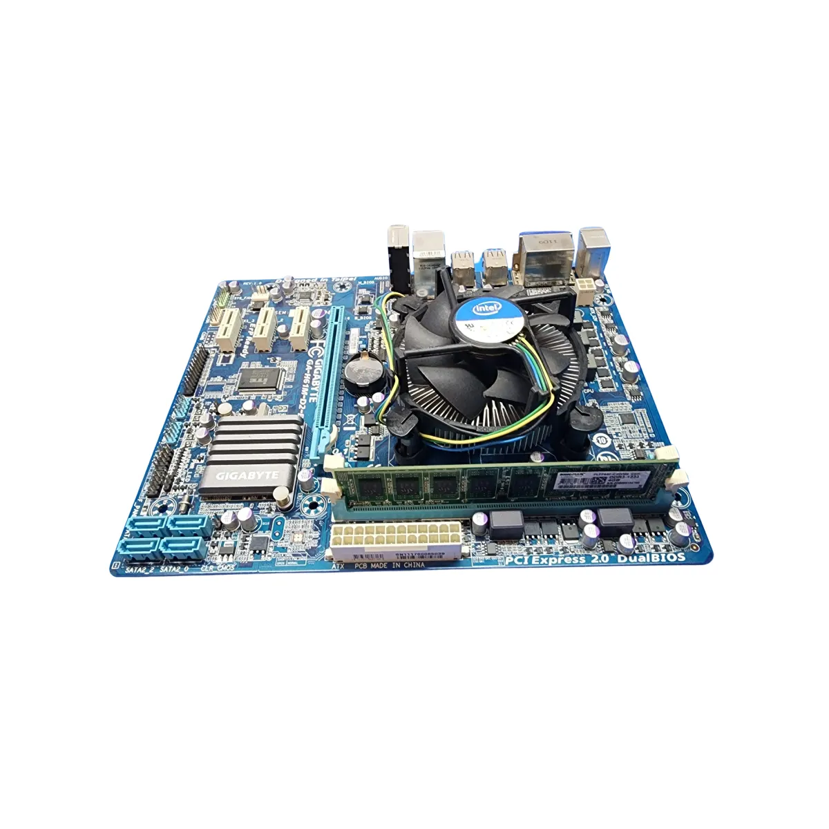 Gigabyte GA H61M-S1 REV 1.0 alaplap Core i3-2100 3.10GHz H61 1155LGA 1x4GB DDR3 Intel HD Graphics Félgép #2