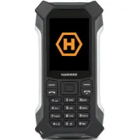 Hammer Patriot+ Mobiltelefon 2,4" 128MB Dual SIM 3G Csepp Víz Por Ütés álló hátlapi kamera fekete