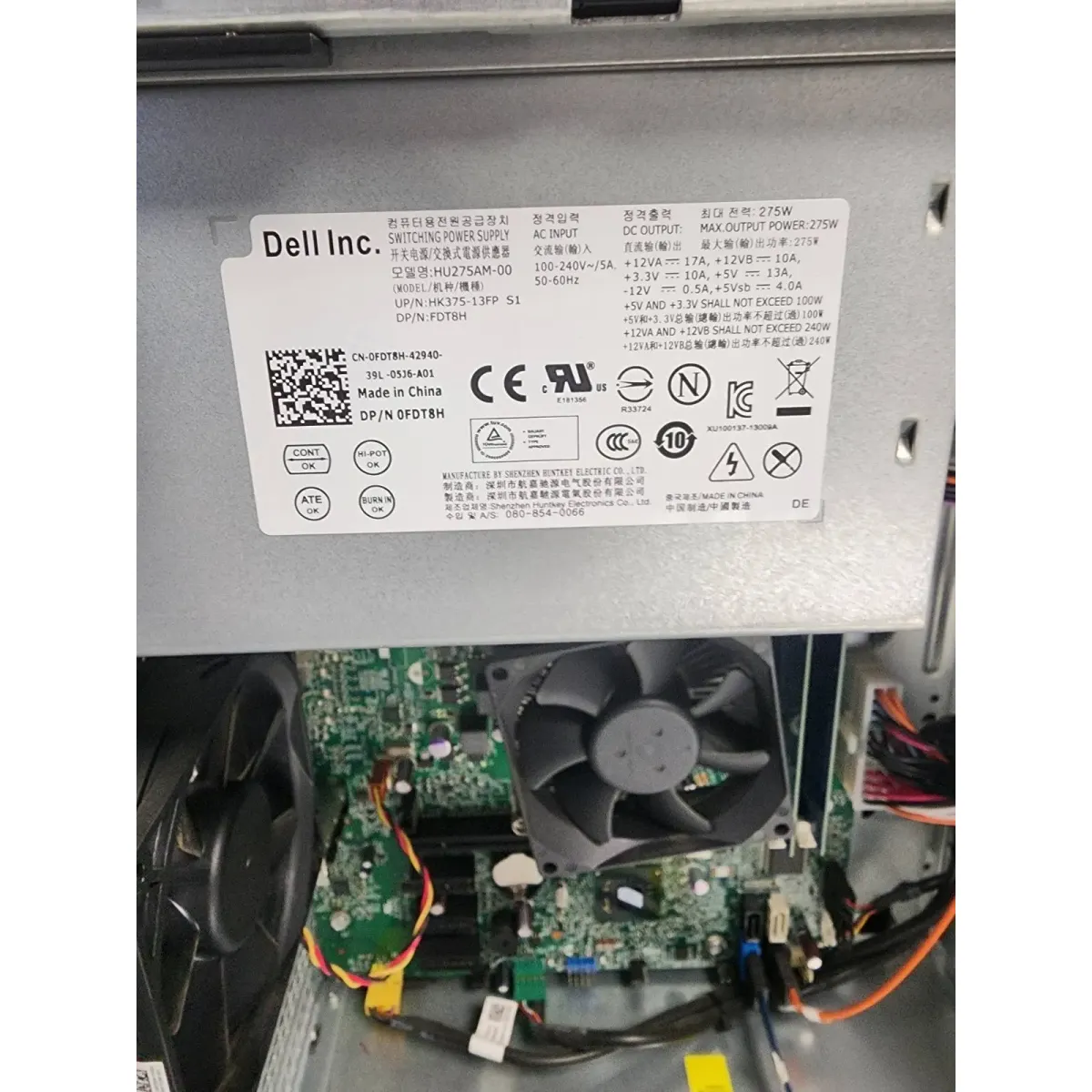 Dell Optiplex 3010 MT PC számítógép i3-3240 8GB Ram 500GB Samsung Evo SSD Win 10 Pro fekete-ezüst #7