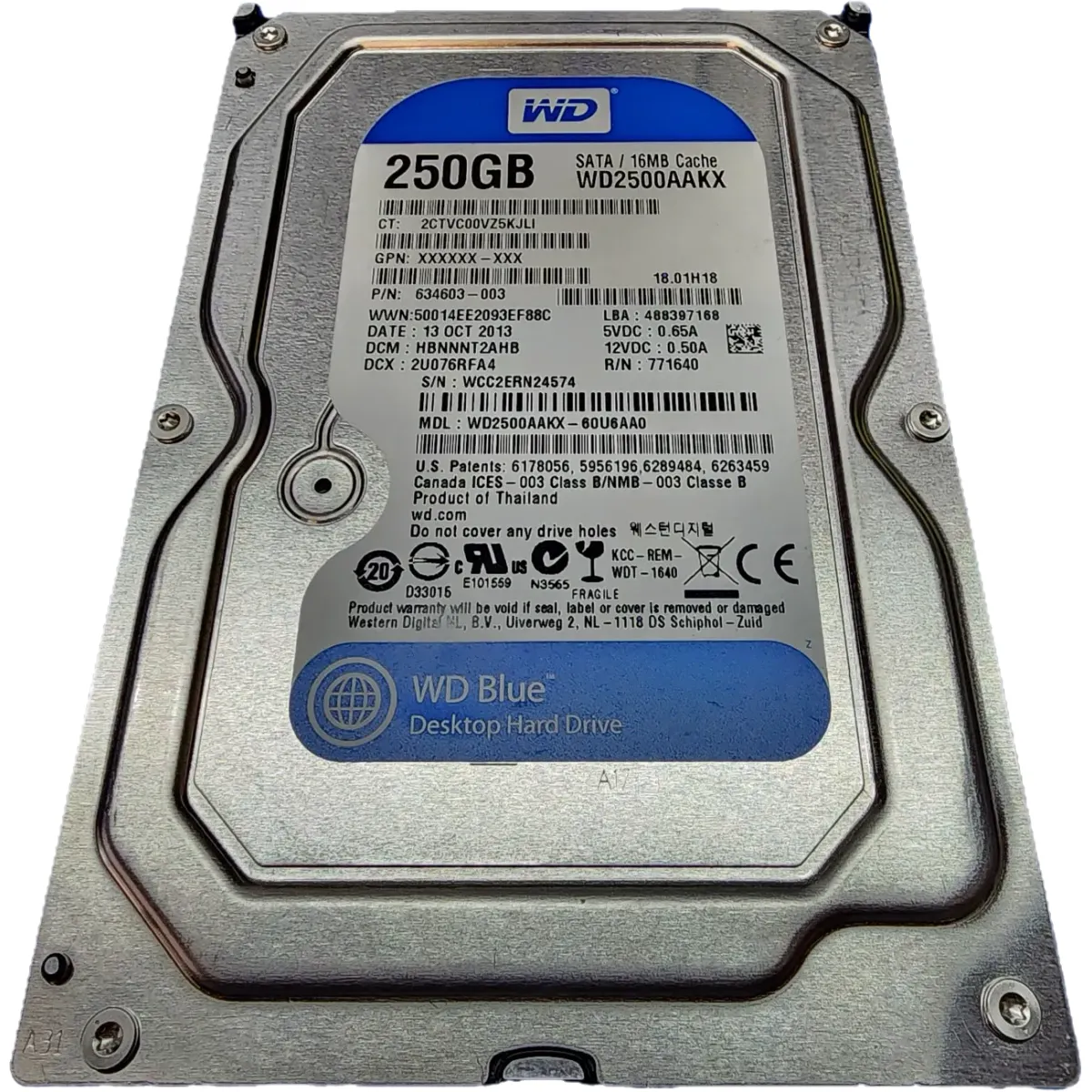 Western Digital WD2500AAKX Caviar Blue 3.5" 250GB HDD #1