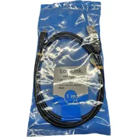 LogiLink USB-A 2.0 -> USB-B 2.0 micro M/M adatkábel 1m fekete #2