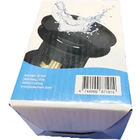 Bächlein felnyitható lefolyószerelvény túlfolyóval mosogatókhoz és mosdókagylókhoz - Fekete #2