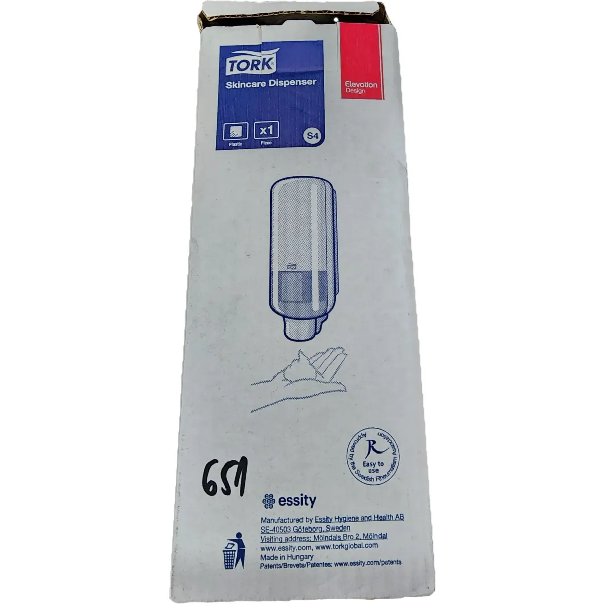 Tork S1 560000 elevation habszappan adagaló fehér #6