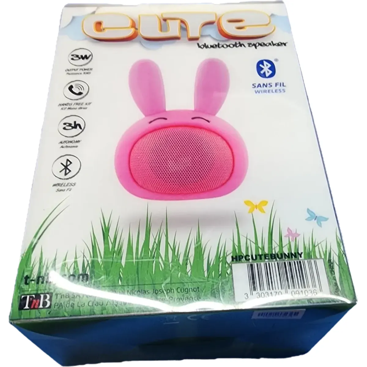 Cute Nyuszi Bluetooth Hangszóró 10m 3W rózsaszín #3