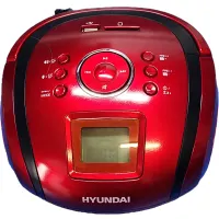 Hyundai TR 1088 SU3RB USB-rádió hordozható sztereó lejátszó piros #1