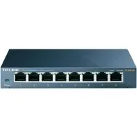 TP-Link TL-SG108 switch 8 port Gigabit fém ház