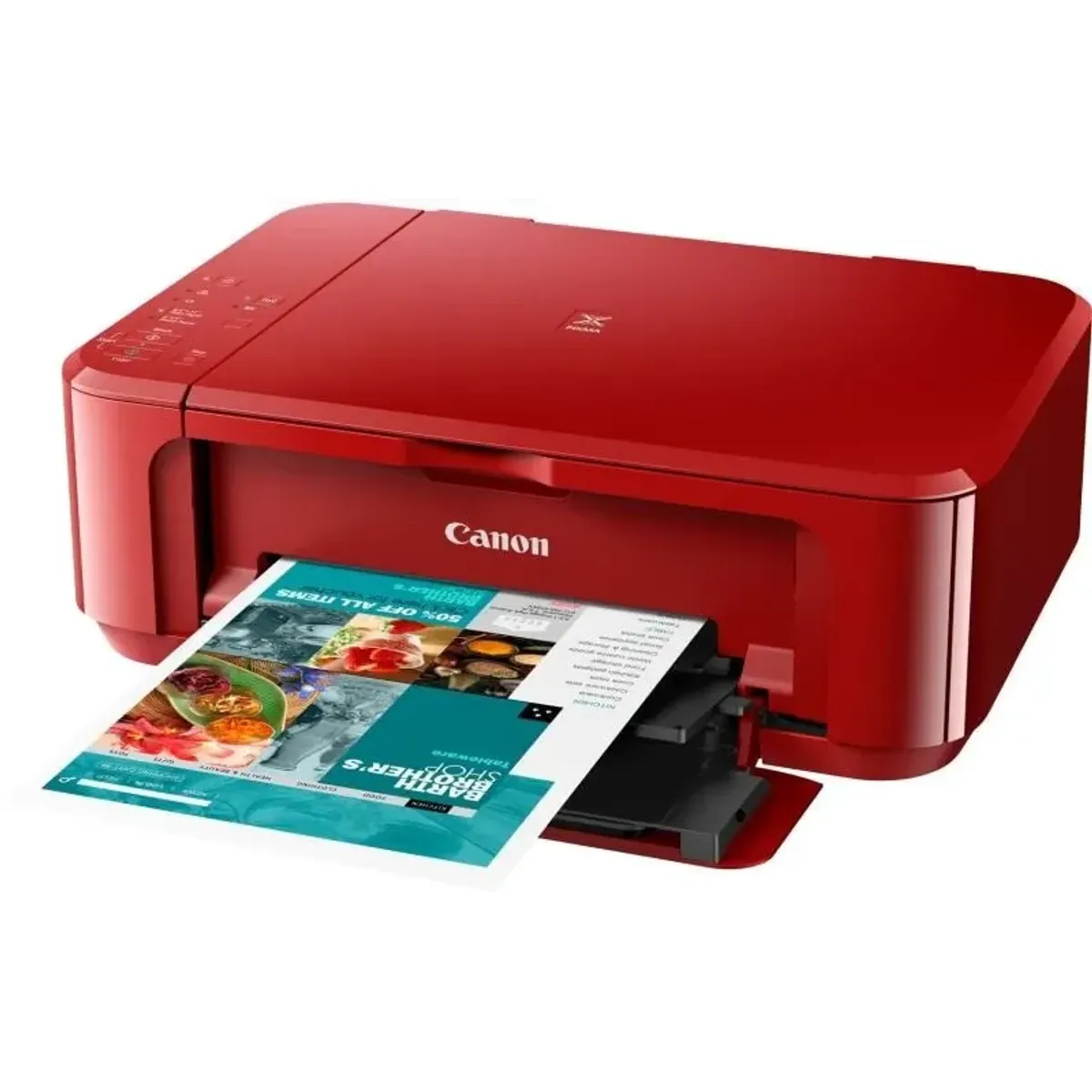 Canon PIXMA MG3650S Szkenner Fénymásoló Nyomtató A4 1200dpi Wifi USB piros #4