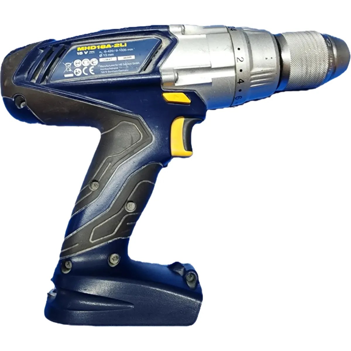 MacAllister MHD18A-2Li csavarbehajtó + bőrönd kék #2