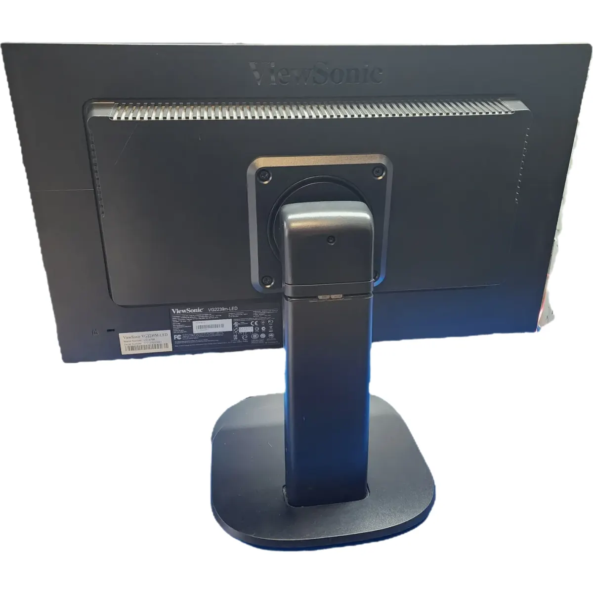 ViewSonic VG2239m-LED 22" Monitor TN 1920x1080 DVI VGA PIVOT VESA fekete #2