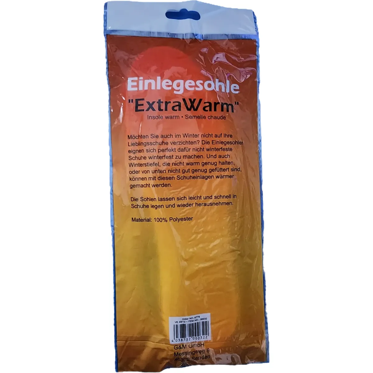 G&M GmbH Extra meleg talpbetét Méret: 45-46 #2