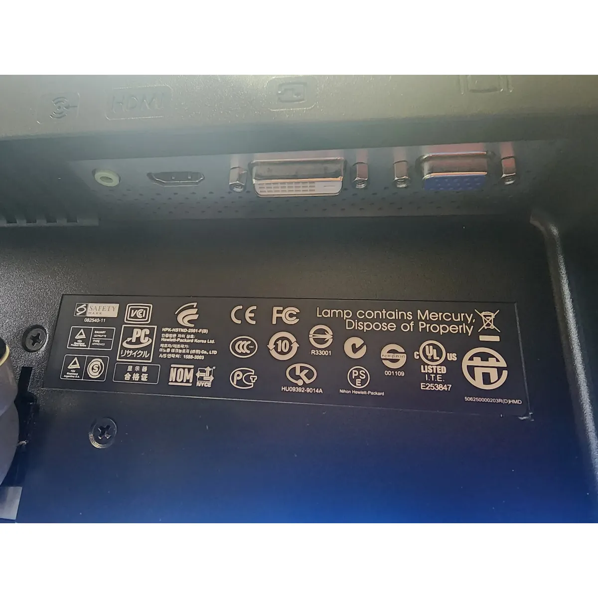 HP 2309m 23" Monitor HP BrightView technológia 1920x1080 DVI VGA HDMI hangszóró #5