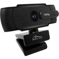 Media-Tech Look V Privacy MT4107 webkamera 2MP 1920x1080px USB2.0 fekete