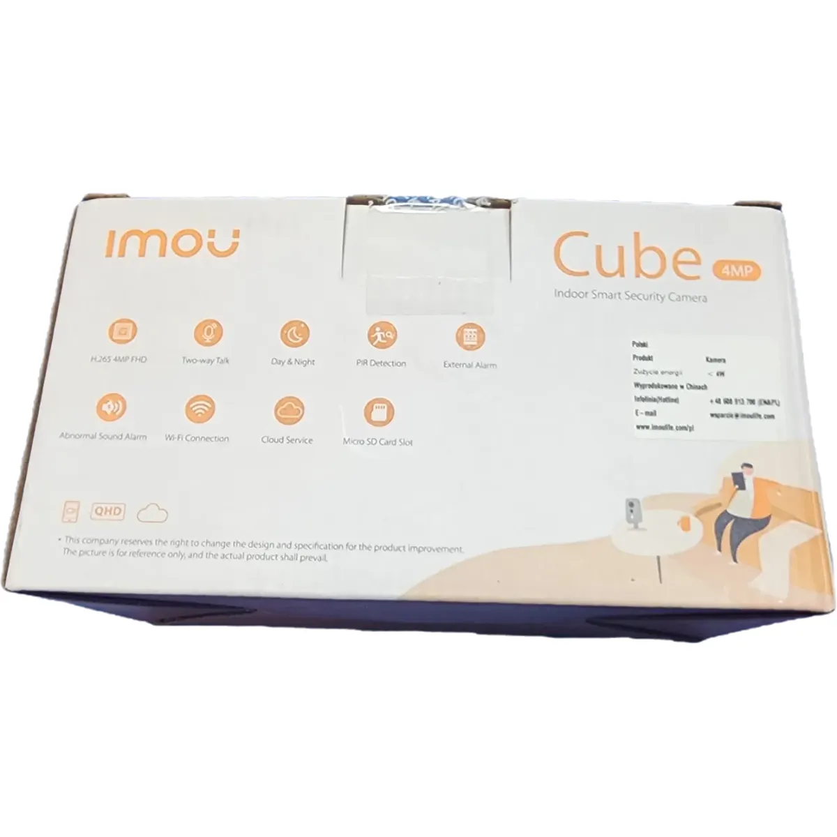 IMOU Cube 4MP WiFi Biztonsági Kamera Beltéri #2