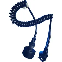 Spirál lengő hosszabító Fekete BN071225 2 méter #1