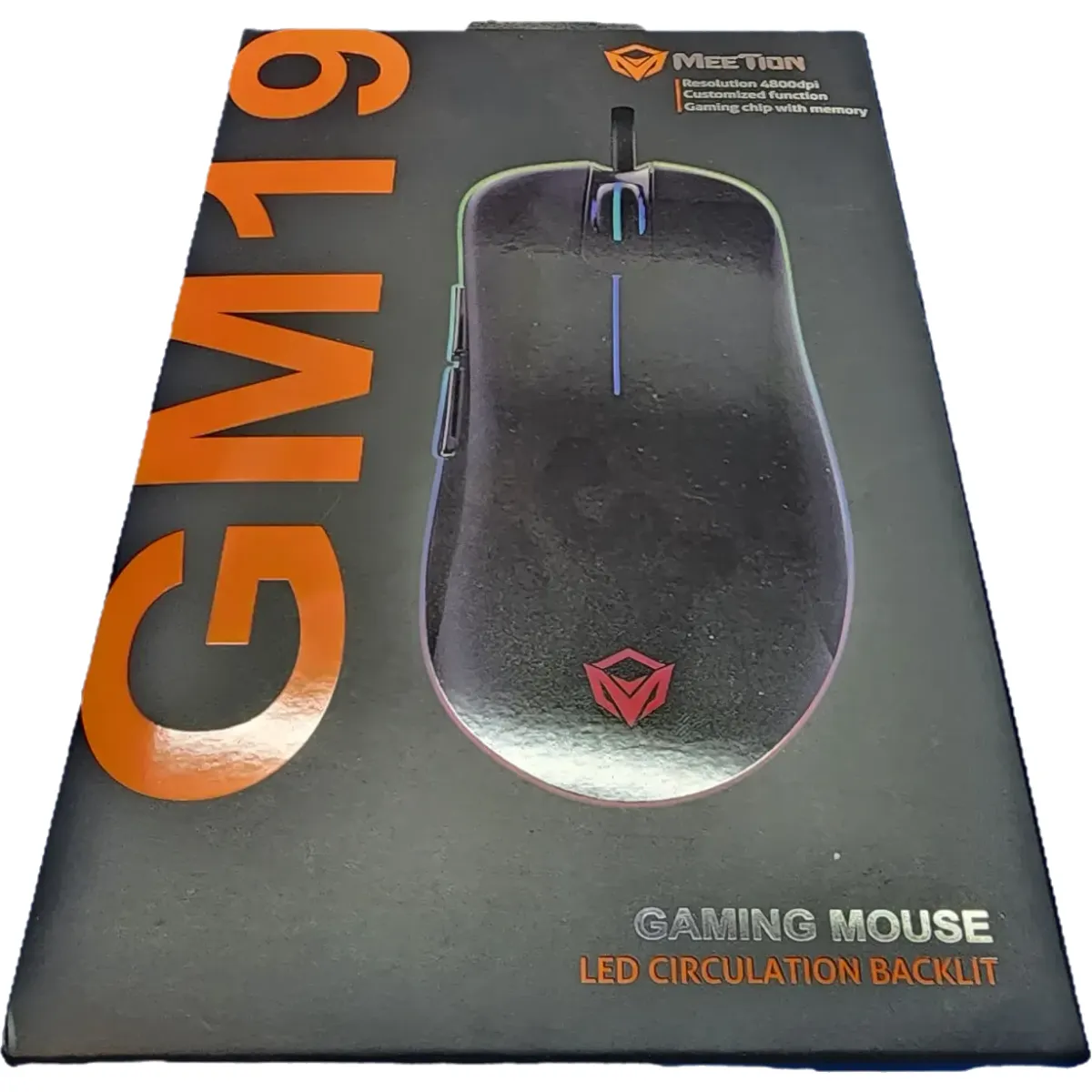 Meetion GM19 gamer egér 1.8 m 12000dpi fekete #3