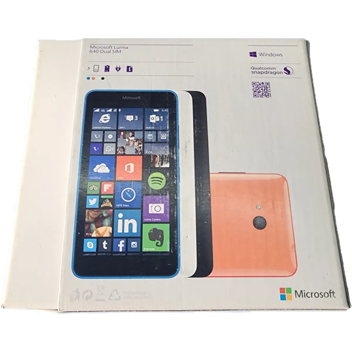 Microsoft Lumia 640 5" Mobiltelefon 1/8GB dual SIM 2500mAh fekete #5