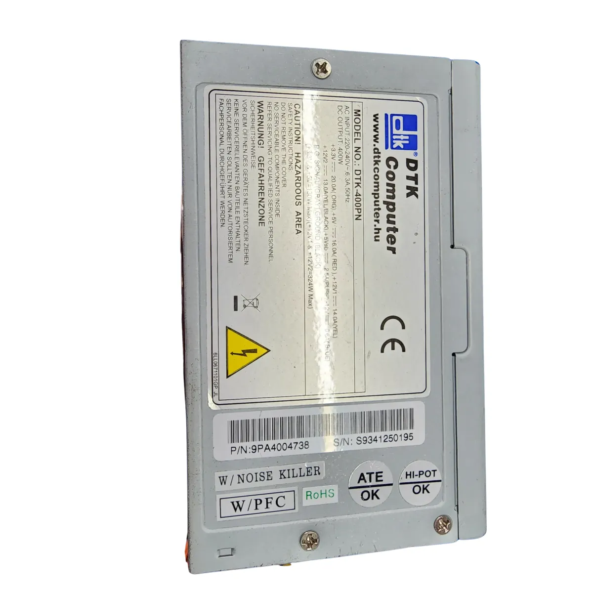 DTK Computer Tápegység DTK-400PN #1