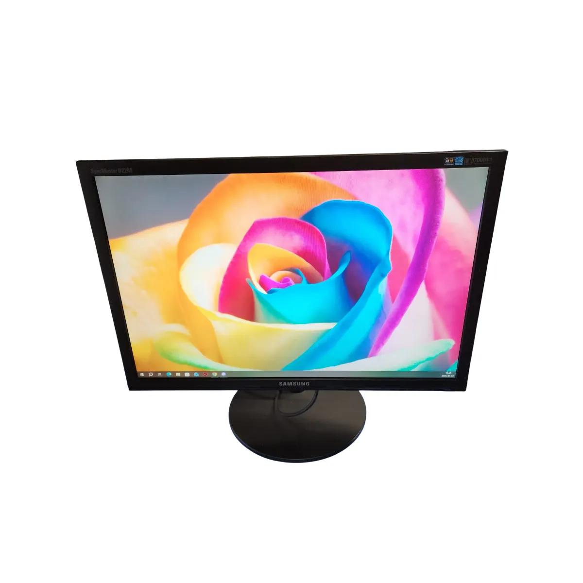 Samsung SyncMaster B2240W 22" monitor LCD 1680x1050 DVI VGA VESA PIVOT fekete #1