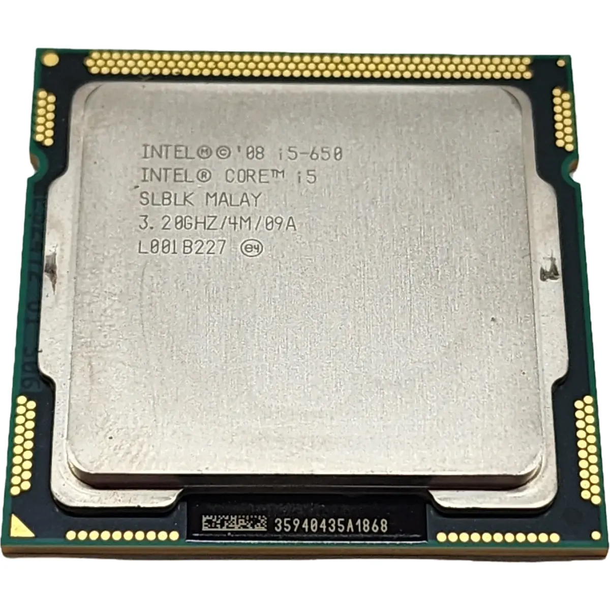 Intel Core i5-650 3.20GHZ/4M/09A Processzor #1