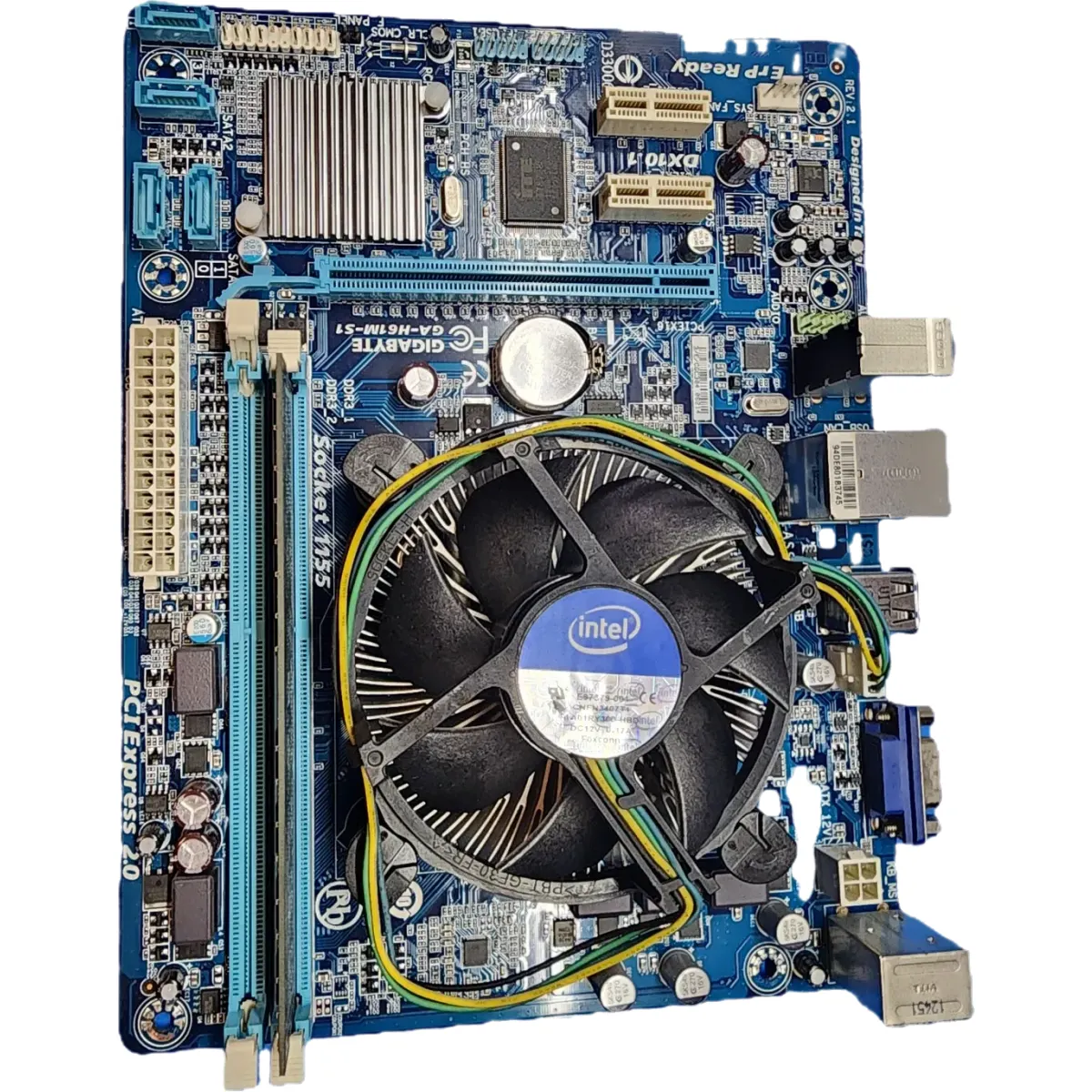 Gigabyte GA H61M-S1 REV 2.1 alaplap Core i5-3470 H61 1155LGA 1x4GB DDR3 Intel HD Graphics Félgép #3