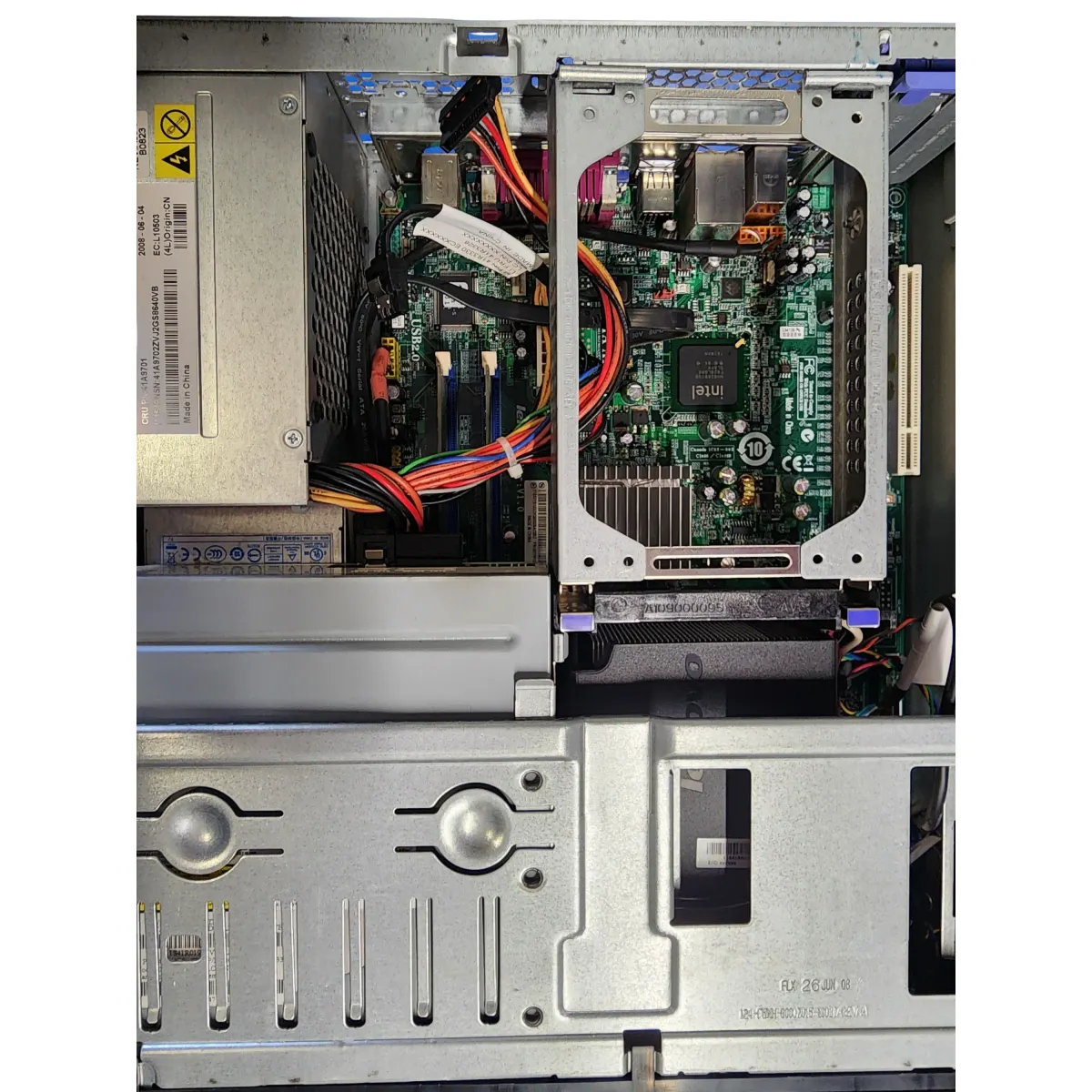 Lenovo ThinkCentre A57 8QG 9859 Pentium Dual Core-E5200 2Gb(2x1Gb) DDR2 Biosig tesztelt HDD nélkül CD-ROM fekete #4