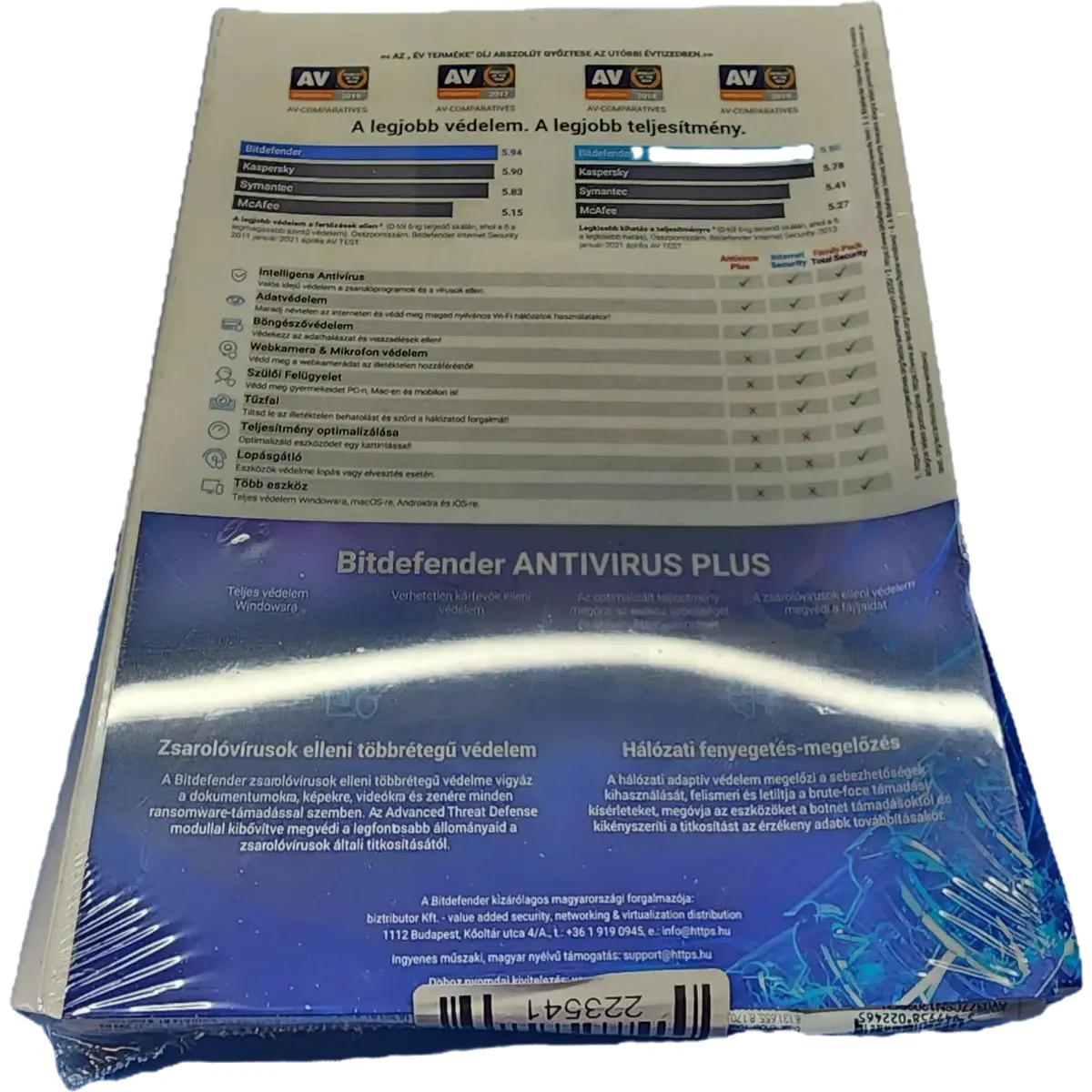 Bitdefender Antivirus Plus 2021 (3 eszköz/1 év) (AV03ZZCSN1203BEN) #2