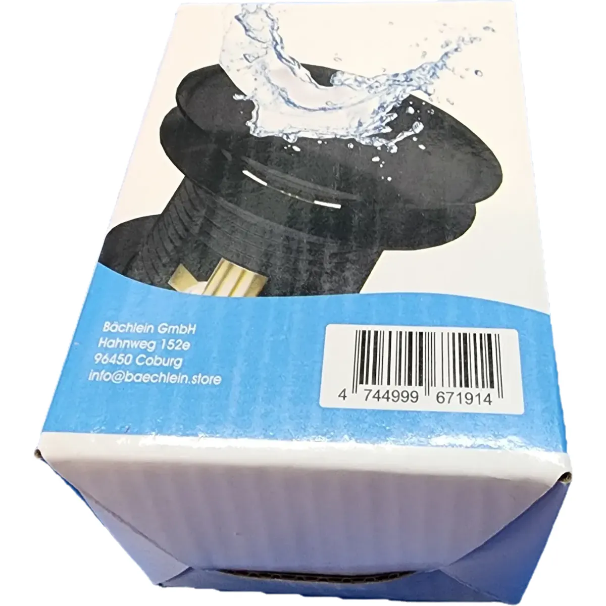 Bächlein felnyitható lefolyószerelvény túlfolyóval mosogatókhoz és mosdókagylókhoz - Fekete #2