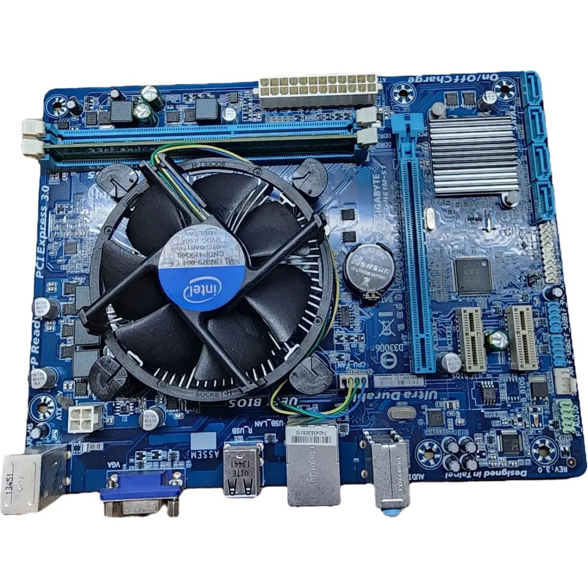 Gigabyte GA H61M-S1 REV 3.0 alaplap Core i3-3240 H61 1155LGA 1x4GB DDR3 Intel HD Graphics Félgép #3