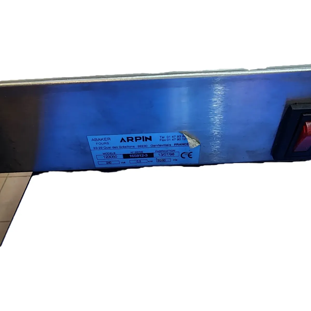 ARPIN 123050 Melegen tartó lap #2