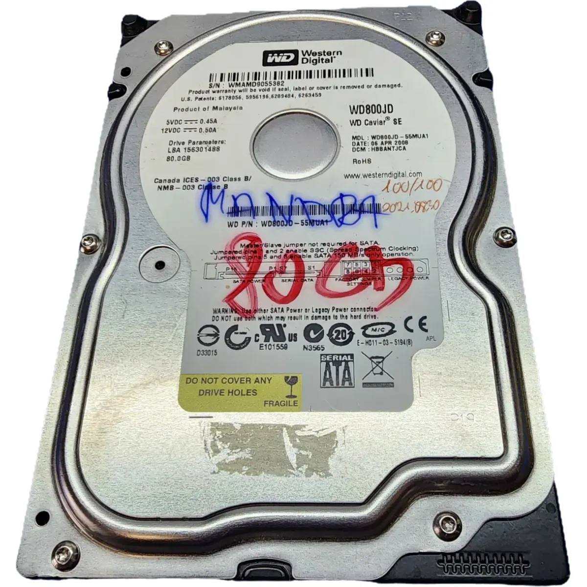 Western Digital WD800JD Caviar SE 3.5" 80GB HDD #1