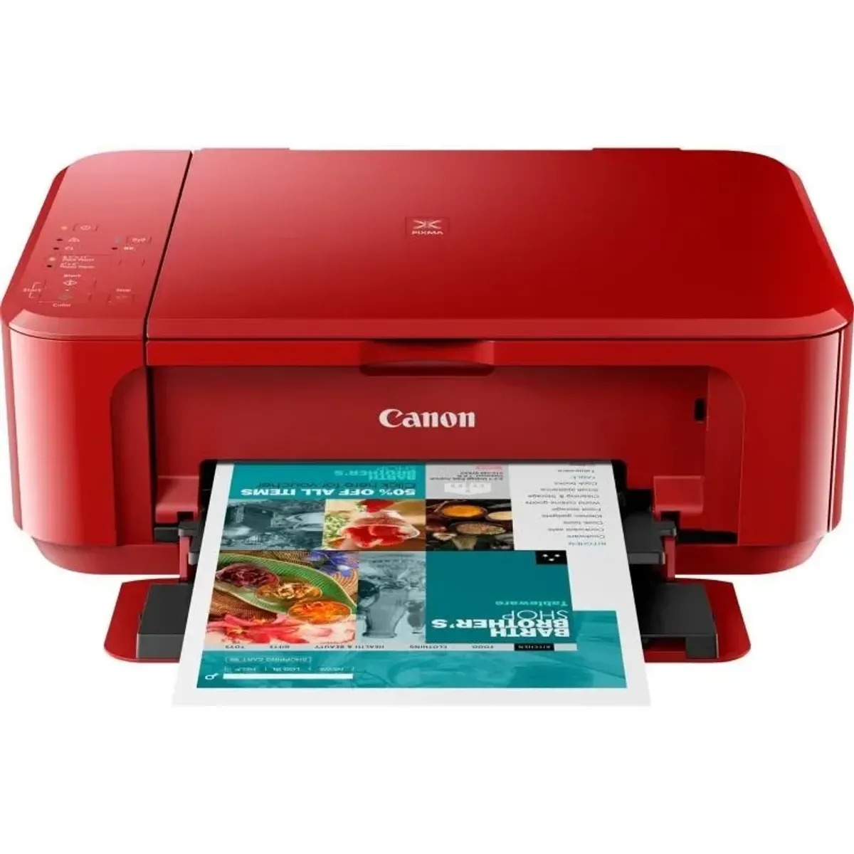 Canon PIXMA MG3650S Szkenner Fénymásoló Nyomtató A4 1200dpi Wifi USB piros #3