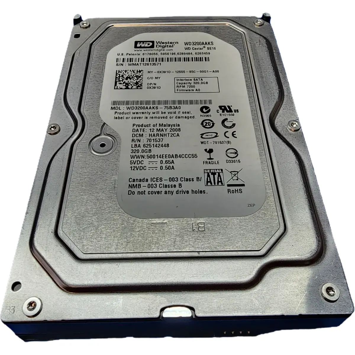 Western Digital WD3200AAKS Caviar SE16 3.5" 320GB HDD #1