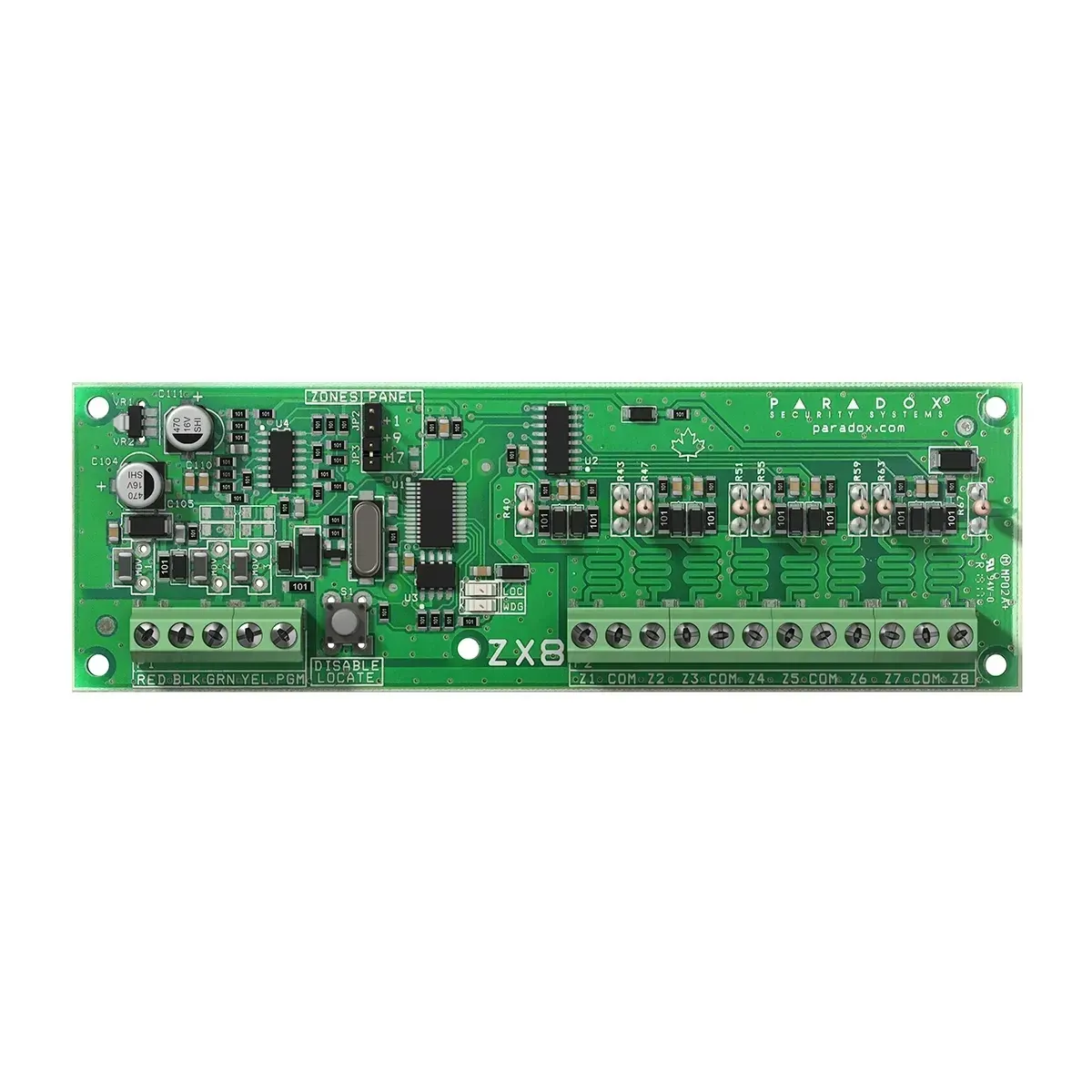 Paradox ZX8 zónabővítő-modul PGM kimenet max 16 zóna EVO MG SP #1