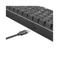 White Shark GK-2022B/BR-HU SHINOBI 60% MAGYAR mechanikus barna switch gamer billentyűzet fekete #3